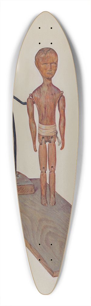 David Ramage - Jigging Figure 39.3 inch art pintail longboard deck