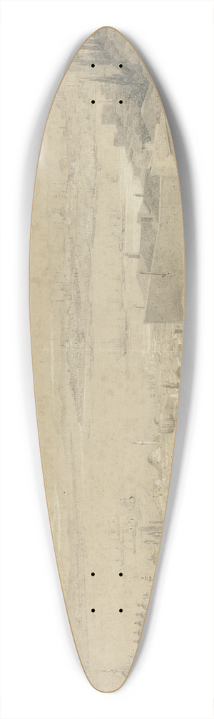 David Roberts - Constantinople 39.3 inch art pintail longboard deck
