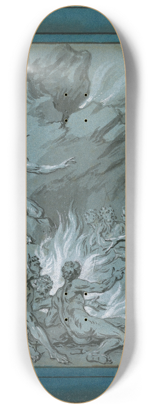 Jean-Baptiste Oudry - Belphagore 8.25 inch art skate deck