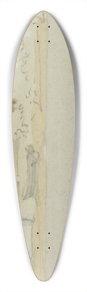 David Roberts - Suez 39.3 inch art pintail longboard deck