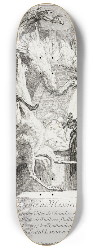 Jean-Baptiste Oudry - Jagdstilleben 8.25 inch art skate deck