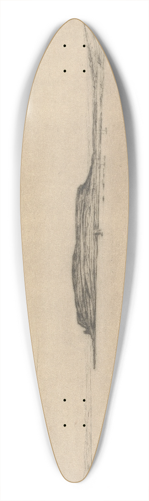 David Young Cameron - Drumadoon 39.3 inch art pintail longboard deck