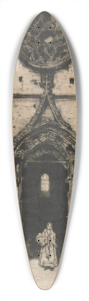 David Young Cameron - Old St. Etienne 39.3 inch art pintail longboard deck