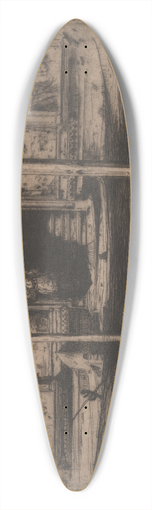 David Young Cameron - The Palace Doorway 39.3 inch art pintail longboard deck