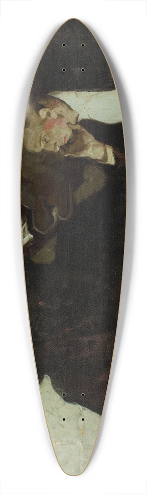 Dean Cornwell - Romantic Couple Seated by Piano 39.3 inch art pintail longboard deck