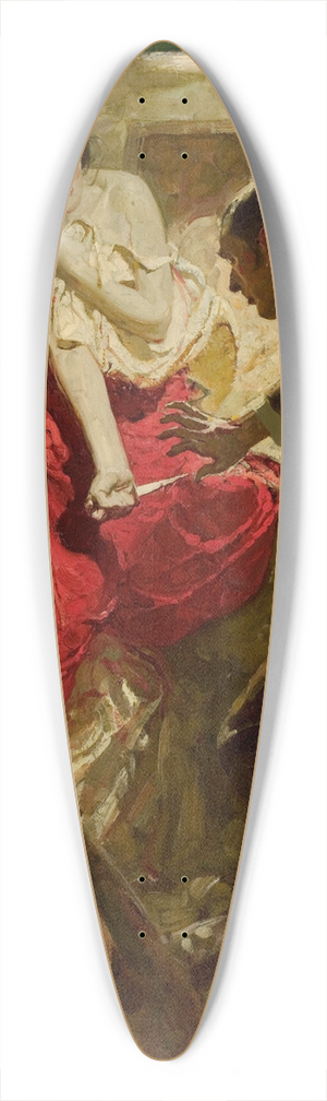 Dean Cornwell - The Red Shawl 39.3 inch art pintail longboard deck
