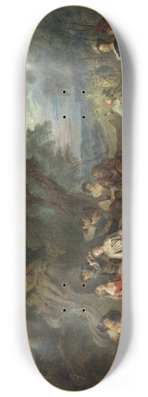 Jean-Baptiste Pater - Fte Champtre 8.25 inch art skate deck