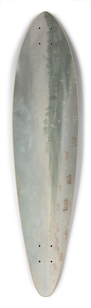 de Coninck - Swan Hunt 39.3 inch art pintail longboard deck