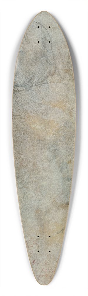 Dieric Bouts - Head in profile 39.3 inch art pintail longboard deck