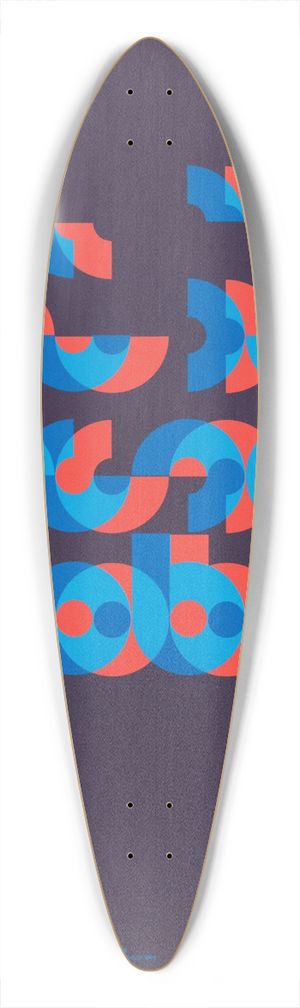 Dietmar Winkler - COBOL 39.3 inch art pintail longboard deck