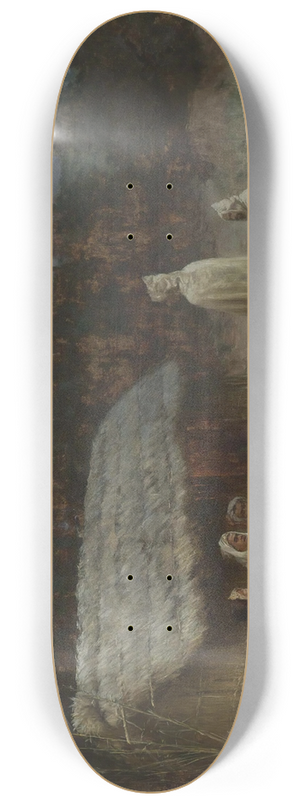 Jean Baptiste Paul Lazerges - Weary Travelers 8.25 inch art skate deck