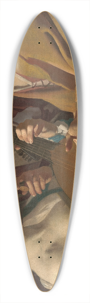 Dirck Van Baburen - The Procuress 39.3 inch art pintail longboard deck