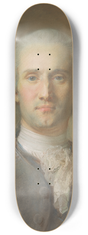 Jean-Baptiste Perronneau - Portrait Of A Man 8.25 inch art skate deck