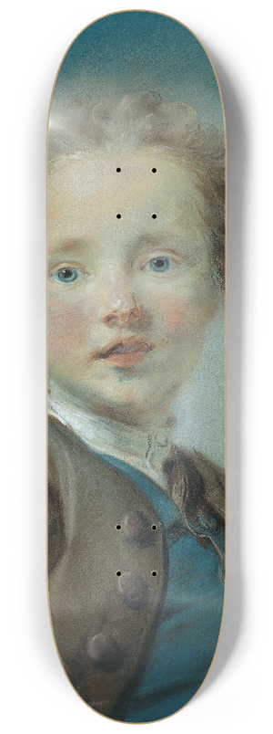 Jean-Baptiste Perronneau - Portrait of Jean-Baptiste Antoine Le Moyne 8.25 inch art skate deck