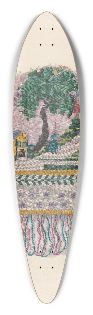Dolores Haupt - Knit Beaded Bag 39.3 inch art pintail longboard deck