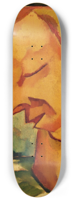 Amadeo de Souza-Cardoso - The poor fool 8.25 inch art skate deck