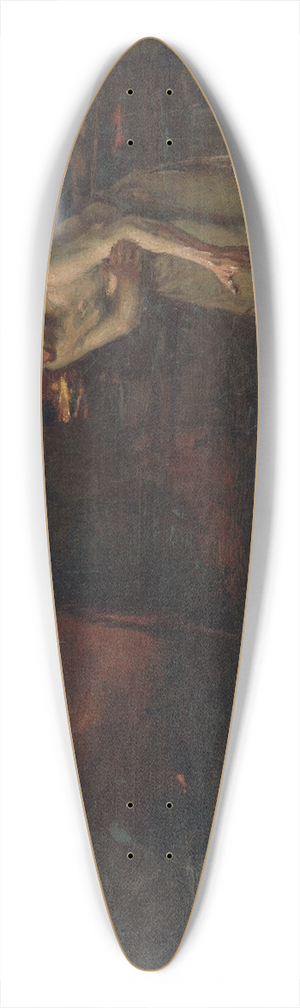 Dominik Skuteck - After Work I. 39.3 inch art pintail longboard deck