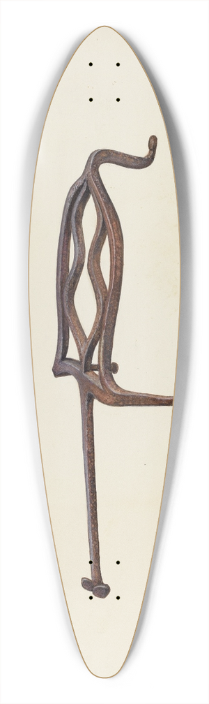 Donald Harding - Flat Iron Holder 39.3 inch art pintail longboard deck