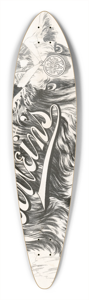 Donaldson Lith. Co - Moerleins 39.3 inch art pintail longboard deck