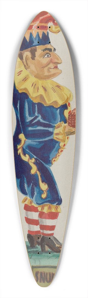 Donald Streeter - Cigar Store Figure 39.3 inch art pintail longboard deck