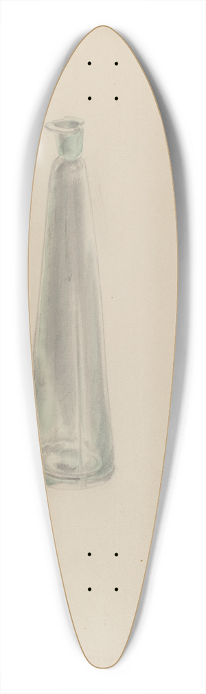 Donald Streeter - Medicine Bottle 39.3 inch art pintail longboard deck