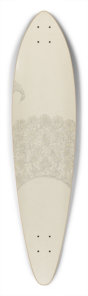 Doris Beer - Childs Collar 39.3 inch art pintail longboard deck