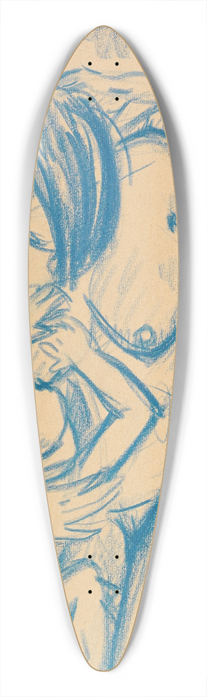 Dorothea Maetzel-Johannsen - Mutter mit Kind am Busen 39.3 inch art pintail longboard deck