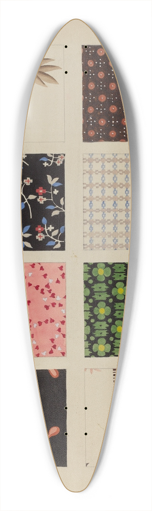 Dorothy Posten - Figured Material from Quilt 39.3 inch art pintail longboard deck