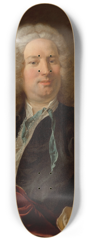 Jean-Baptiste van Loo - Portrait of a gentleman 8.25 inch art skate deck Jean-Baptiste van Loo - Portrait of a gentleman 8.25 inch art skate deck