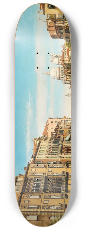 Jean-Baptiste van Moer - The Grand Canal, Venice 8.25 inch art skate deck