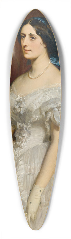 douard-Louis Dubufe - Before the ball 39.3 inch art pintail longboard deck