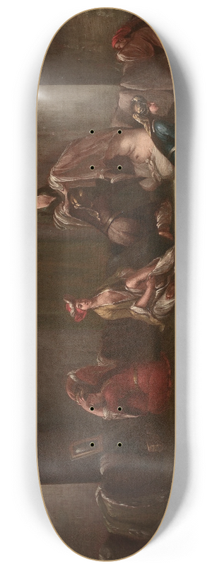 Jean Baptiste Vanmour - Le bain au harem 8.25 inch art skate deck