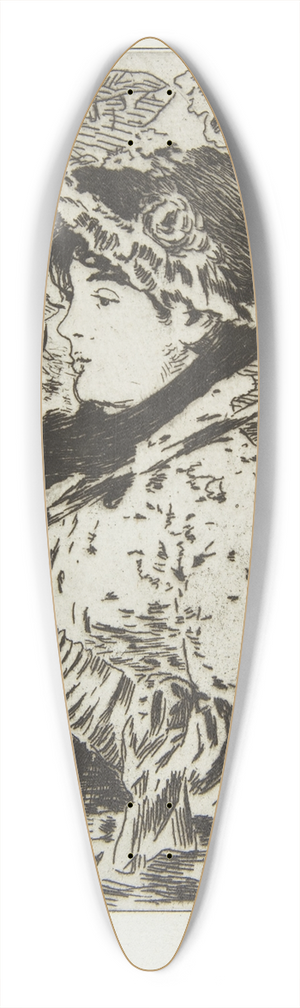 douard Manet - Jeanne (Spring) 39.3 inch art pintail longboard deck