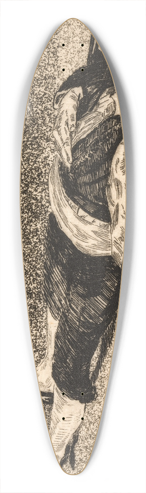 douard Manet - Le torero mort 39.3 inch art pintail longboard deck