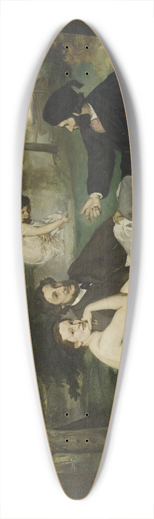 douard Manet - Luncheon On The Grass 39.3 inch art pintail longboard deck