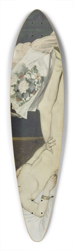 douard Manet - Olympia 39.3 inch art pintail longboard deck