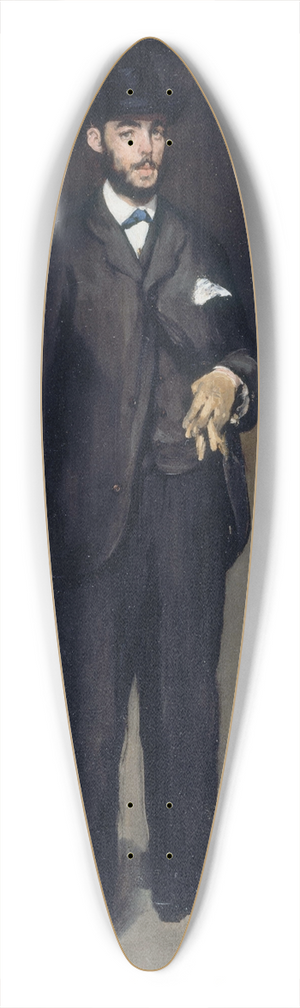 douard Manet - Portrait de Thodore Duret 39.3 inch art pintail longboard deck
