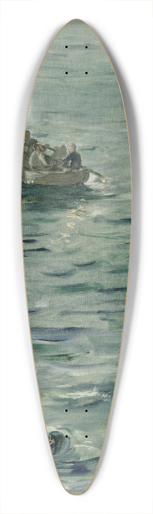 douard Manet - Rocheforts Escape 39.3 inch art pintail longboard deck