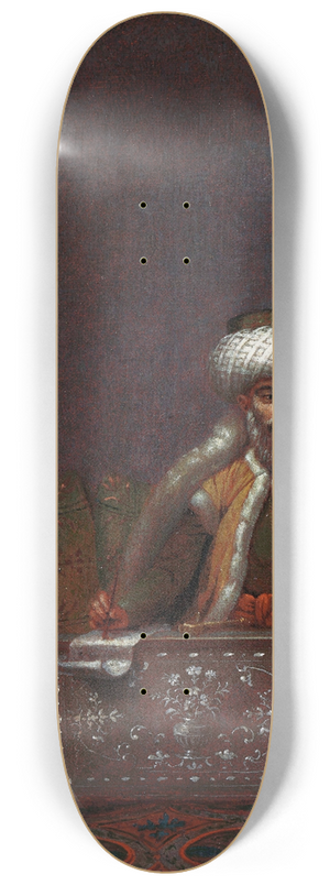 Jean Baptiste Vanmour - The Reis Effendi, Head of the Chancery 8.25 inch art skate deck