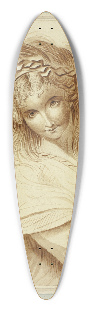 D. Watson - Thalia 39.3 inch art pintail longboard deck