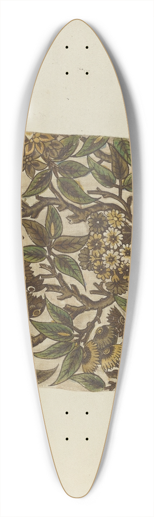 E.A. Smaller - Textile 39.3 inch art pintail longboard deck