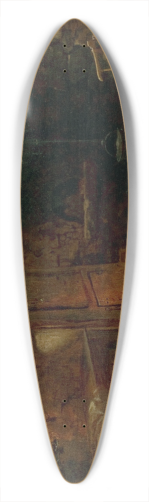 Eastman Johnson - New England Kitchen 39.3 inch art pintail longboard deck