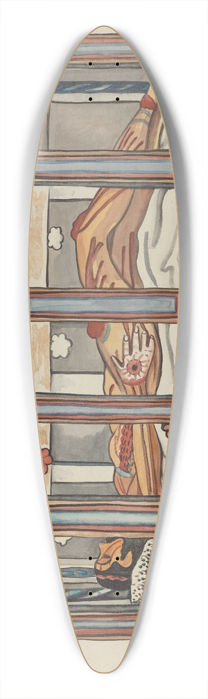 E. Boyd - Christ in Sepulchre 39.3 inch art pintail longboard deck