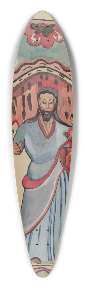 E. Boyd - St. Joseph 39.3 inch art pintail longboard deck