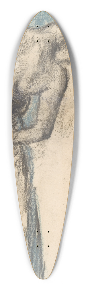 Edgar Degas - Bather Drying Herself 39.3 inch art pintail longboard deck