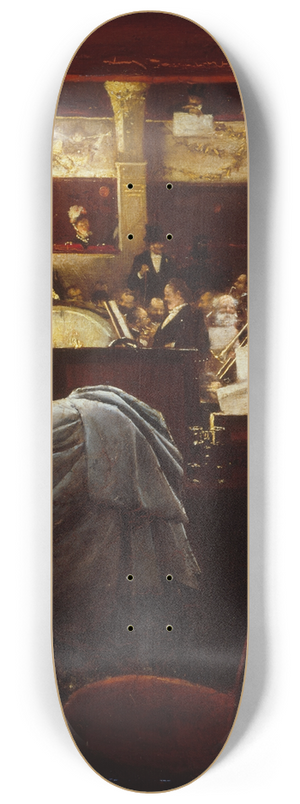 Jean Braud - La Baignoire, au thtre des Varits 8.25 inch art skate deck Jean Braud - La Baignoire, au thtre des Varits 8.25 inch art skate deck
