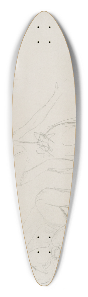 Edgar Degas - Caf Concert Rehearsal 39.3 inch art pintail longboard deck