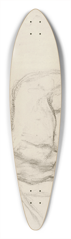 Edgar Degas - Cheval 39.3 inch art pintail longboard deck