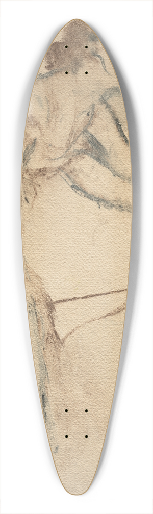 Edgar Degas - Danseuse assise 39.3 inch art pintail longboard deck