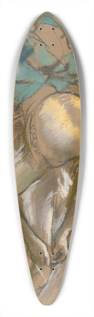 Edgar Degas - Danseuse attachant son chausson 39.3 inch art pintail longboard deck